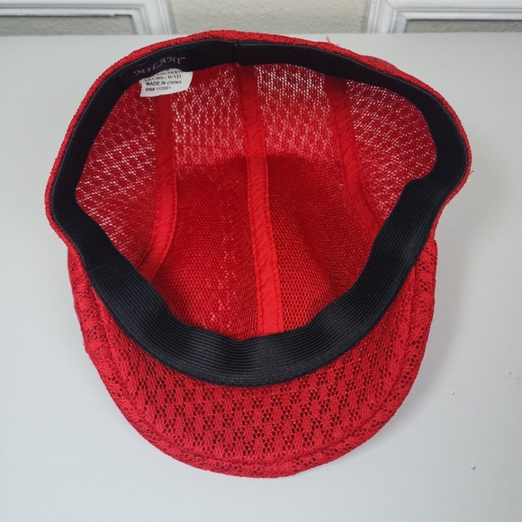 Milani  Men vented  Red  unisex fashionable Taxi hat - Picture 3 of 5